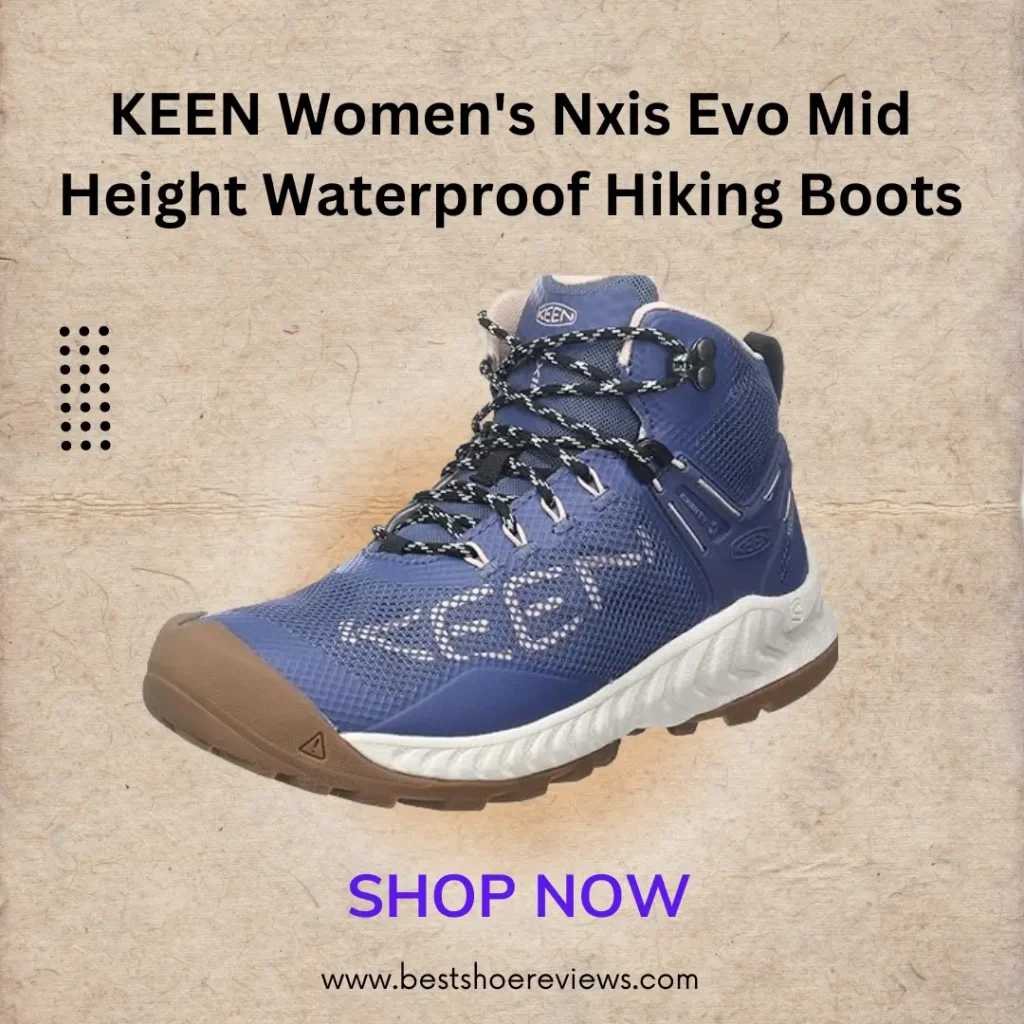 KEEN Women's Nxis Evo Mid Height Waterproof Fast Packing Hiking Boots