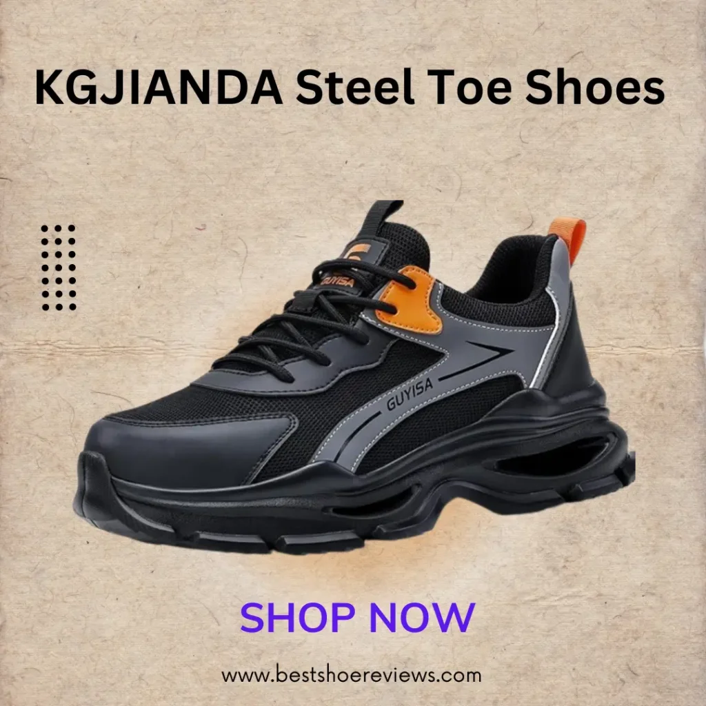 KGJIANDA Steel Toe Shoes for Men Women