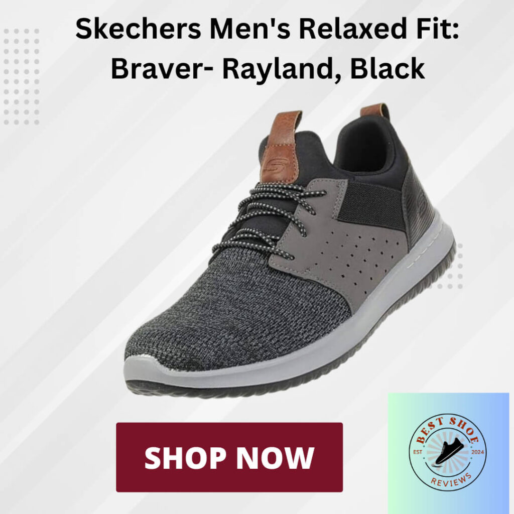 Skechers Men's Relaxed Fit Braver- Rayland, Black