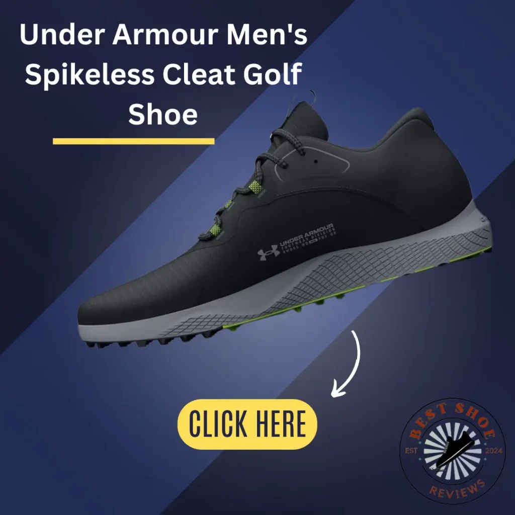 Under Armour Men's Charged Draw 2 Spikeless Cleat Golf Shoe