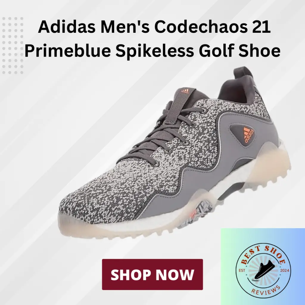 Adidas Men's Codechaos 21 Primeblue Spikeless Golf Shoe