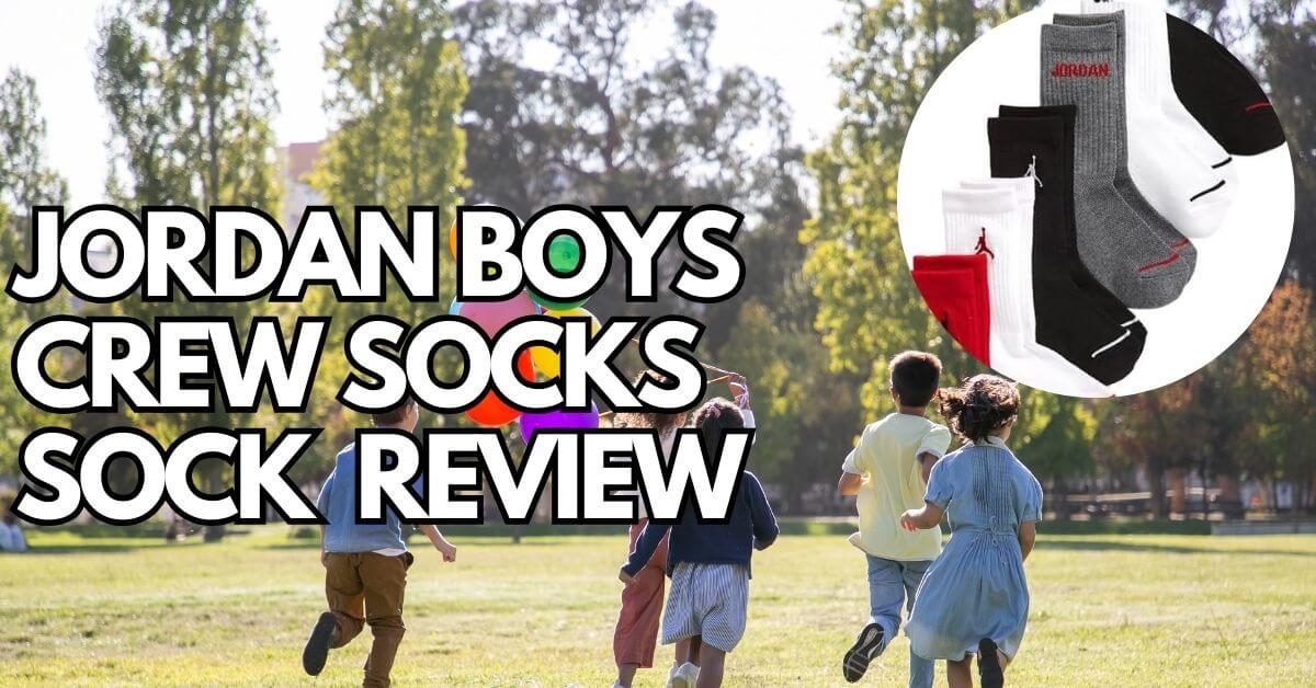 jordan boys 6-pk. crew socks shoe size 3y-5y/sock size 7-9 Review