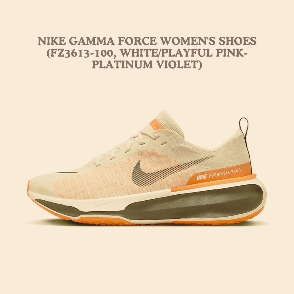 Nike Gamma Force Women's Shoes (FZ3613-100, White/Playful Pink-Platinum Violet)