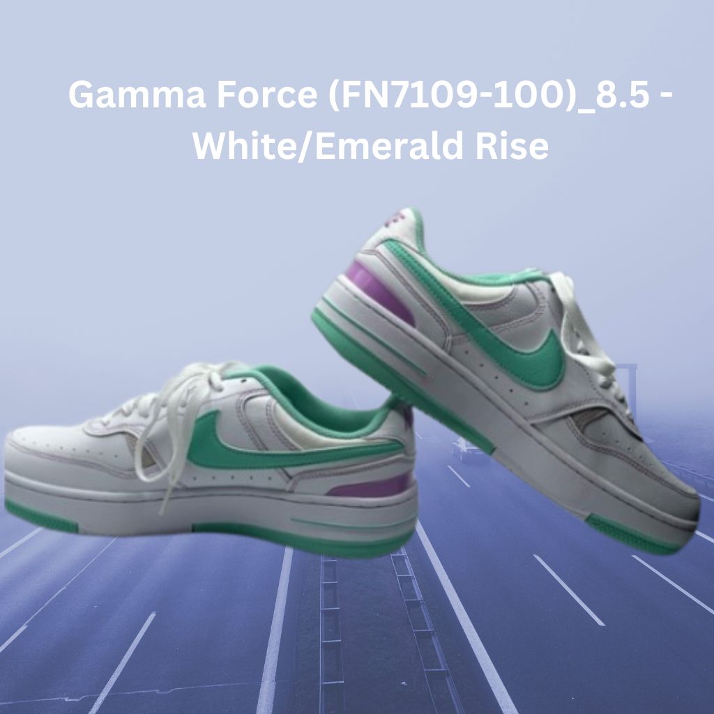 Gamma Force (FN7109-100)_8.5 - White/Emerald Rise